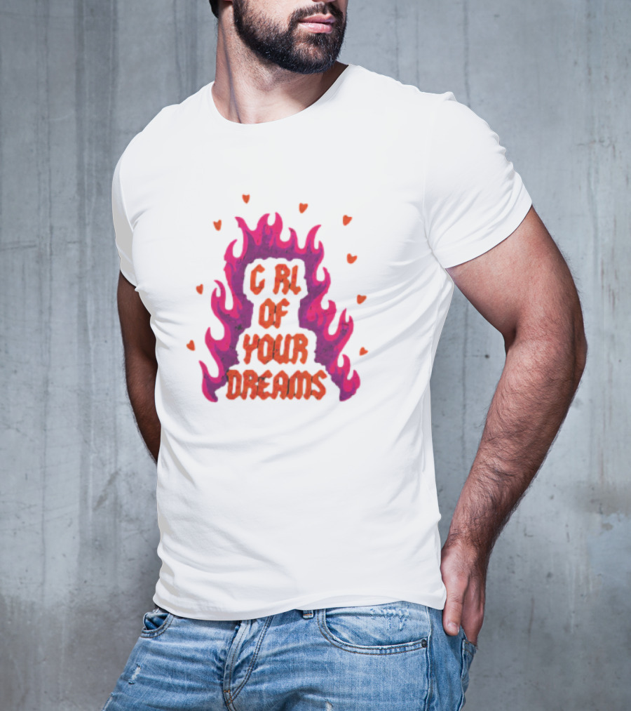 Dylan Girl Of Your Dreams Flame Hearts T-Shirt