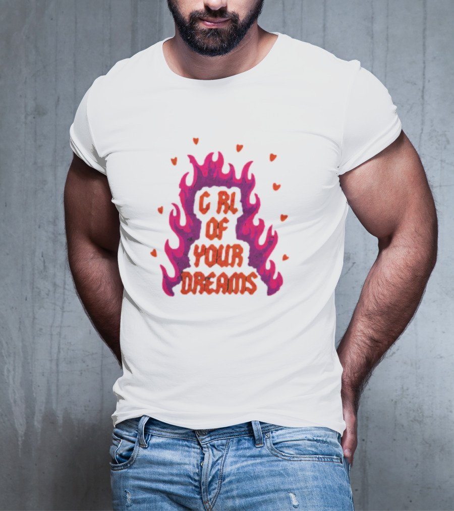 Dylan Girl Of Your Dreams Flame Hearts T-Shirt