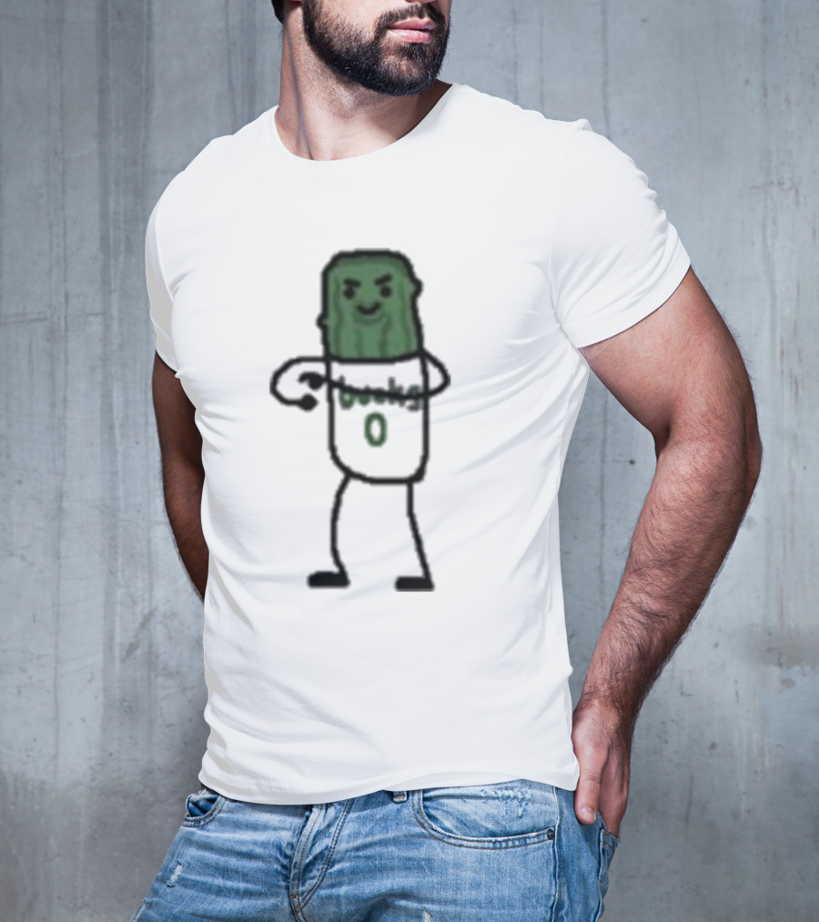 Damian Lillard Pickle Figure With Number 0 T-Shirt