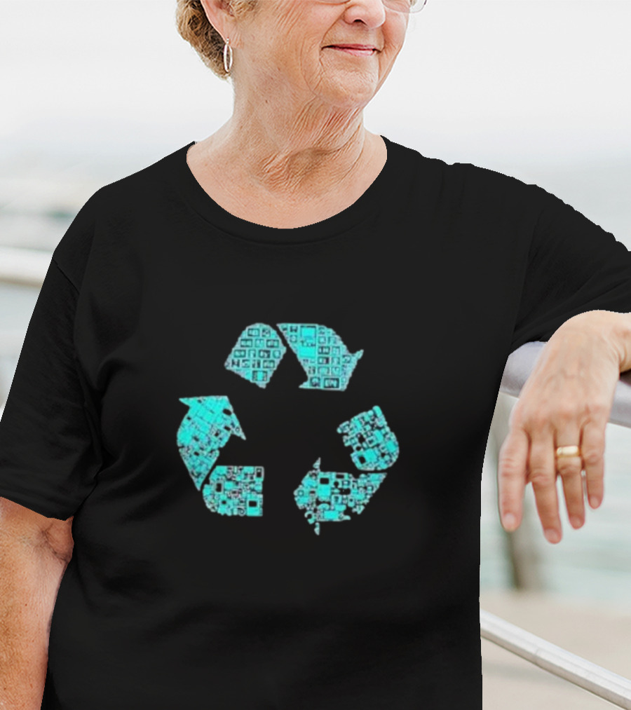 Earth Day Eco Recycling Circuit T-Shirt