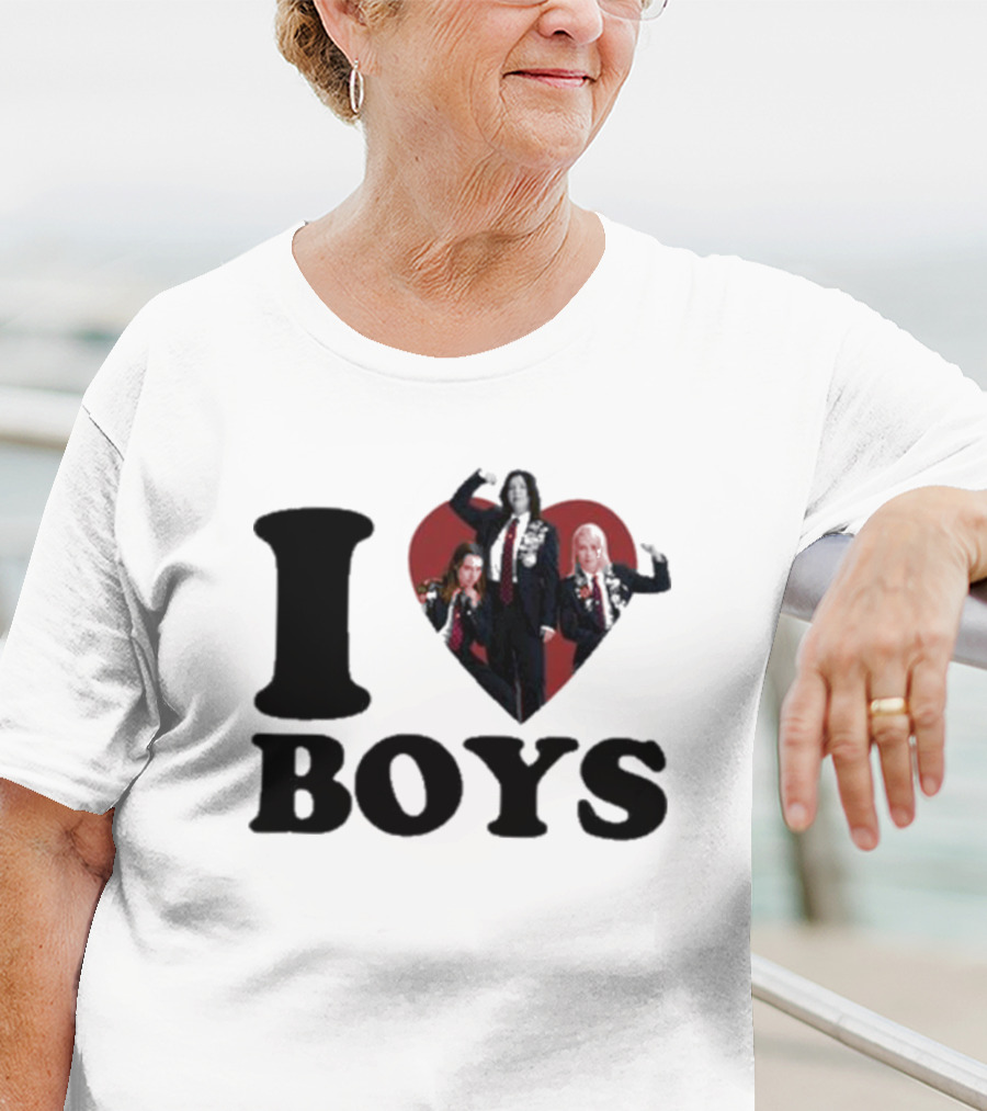I Heart Boys Boygenius Trio In Heart T-Shirt