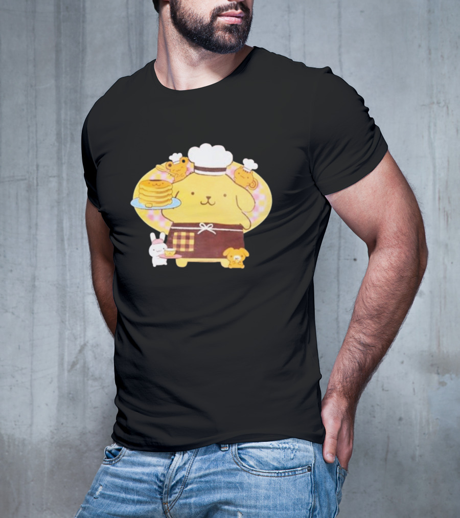 Join The Sanrio Pompompurin Pancake Chef T-Shirt