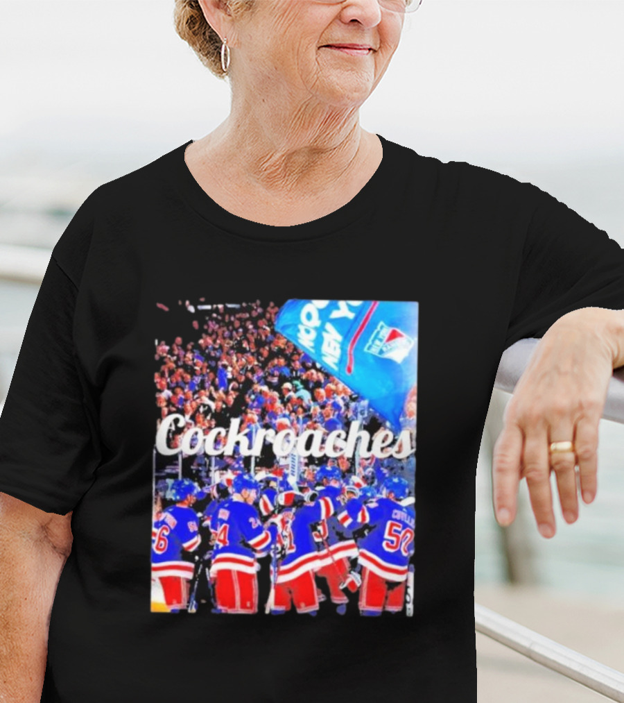 New York Rangers Cockroaches Fans Hockey Team T-Shirt