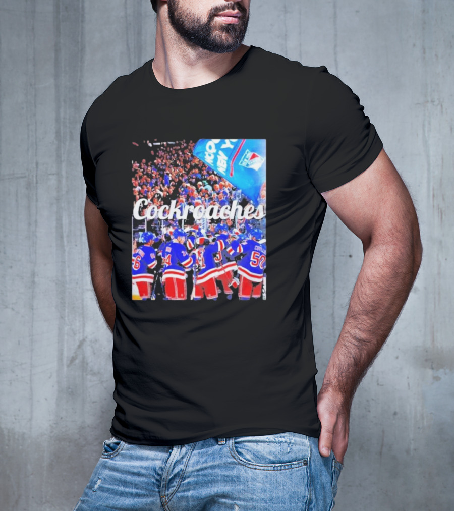 New York Rangers Cockroaches Fans Hockey Team T-Shirt