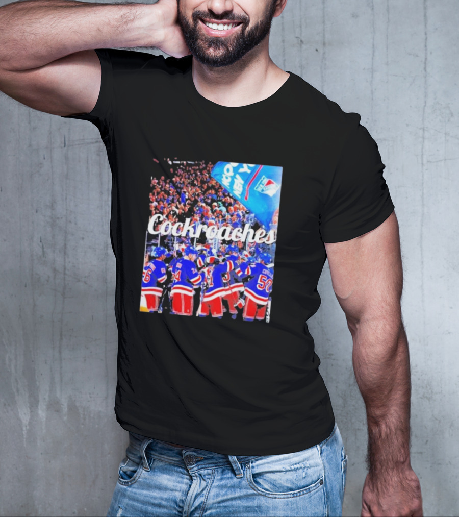 New York Rangers Cockroaches Fans Hockey Team T-Shirt
