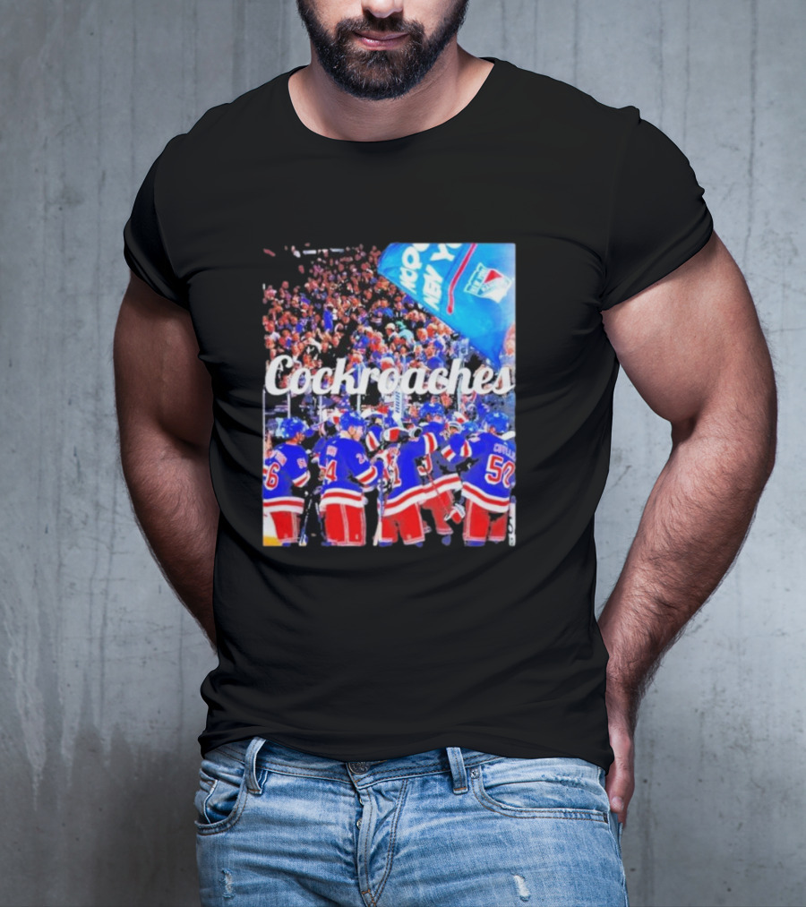New York Rangers Cockroaches Fans Hockey Team T-Shirt