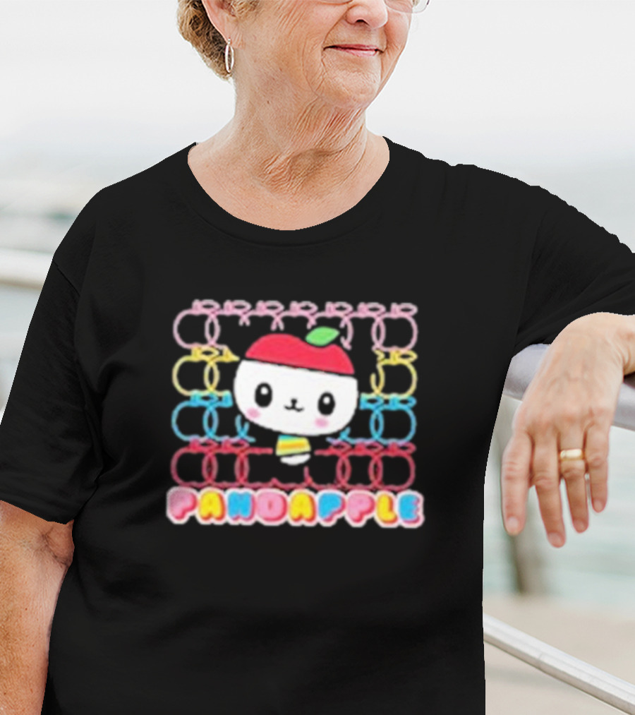 Pandapple Cute Apple Pattern Fever T-Shirt