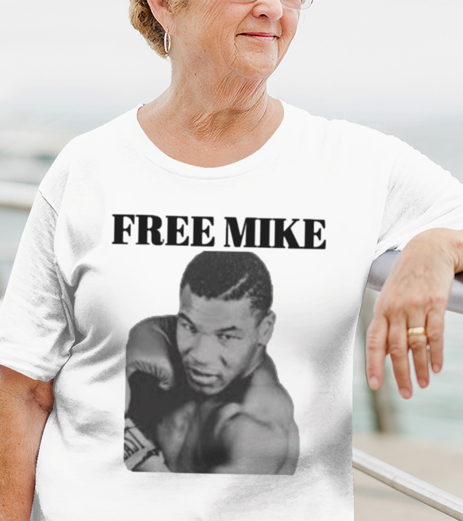 Free Mike Tyson Boxing Legend Image T-Shirt