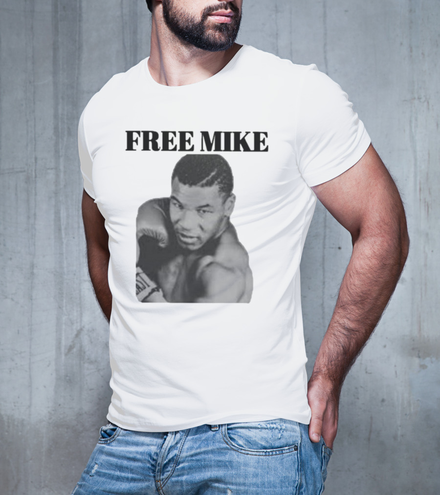 Free Mike Tyson Boxing Legend Image T-Shirt