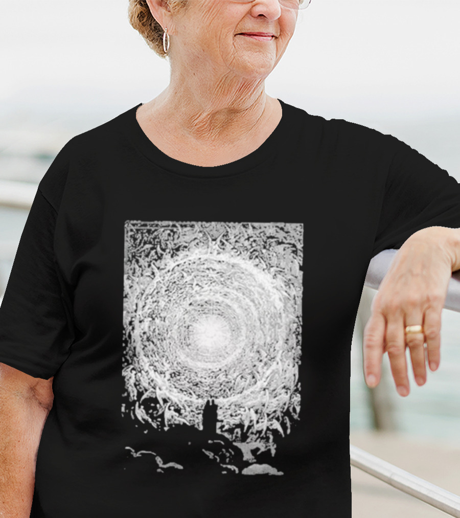 Zheani Worship The Spiritual Meat Grinder Celestial Swirling Vortex T-Shirt