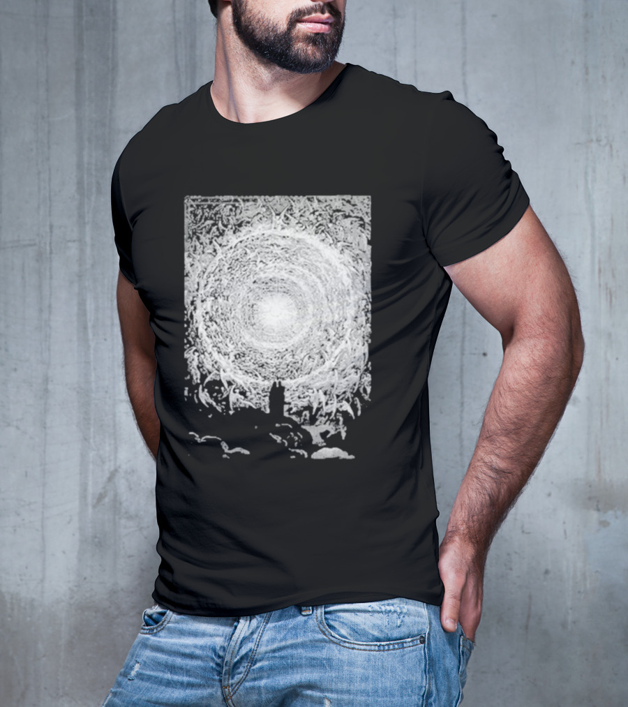 Zheani Worship The Spiritual Meat Grinder Celestial Swirling Vortex T-Shirt