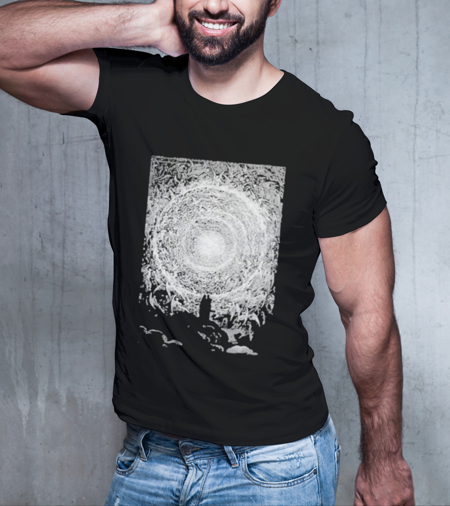 Zheani Worship The Spiritual Meat Grinder Celestial Swirling Vortex T-Shirt