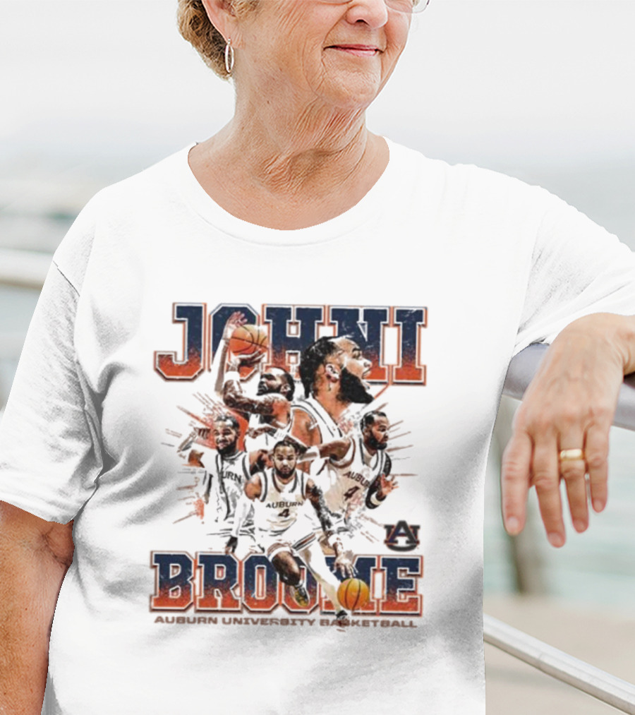 Johni Broome Auburn University Basketball T-Shirt