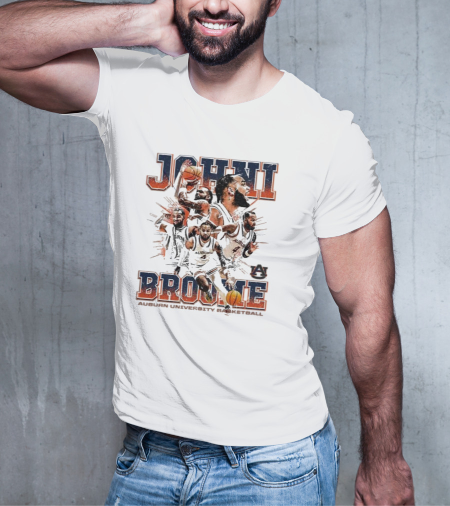 Johni Broome Auburn University Basketball T-Shirt