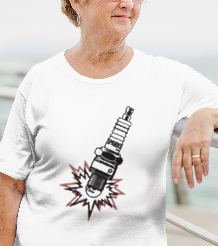 Sparks Plug Ignition Flash T-Shirt
