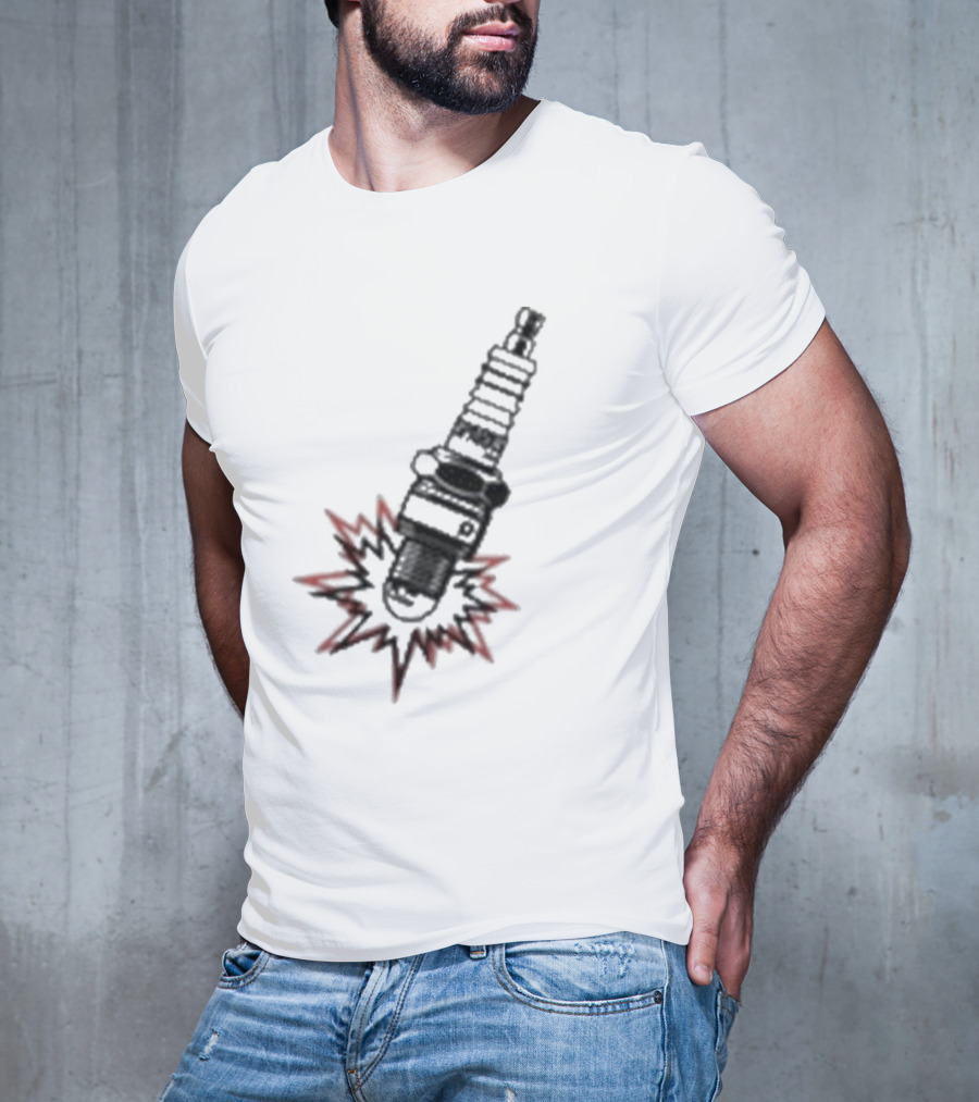 Sparks Plug Ignition Flash T-Shirt