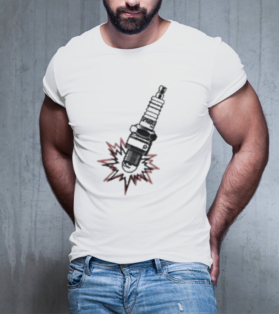 Sparks Plug Ignition Flash T-Shirt