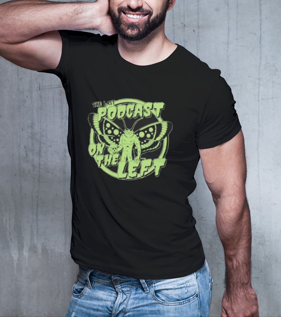 The Last Podcast On The Left Mothman Neon T-Shirt