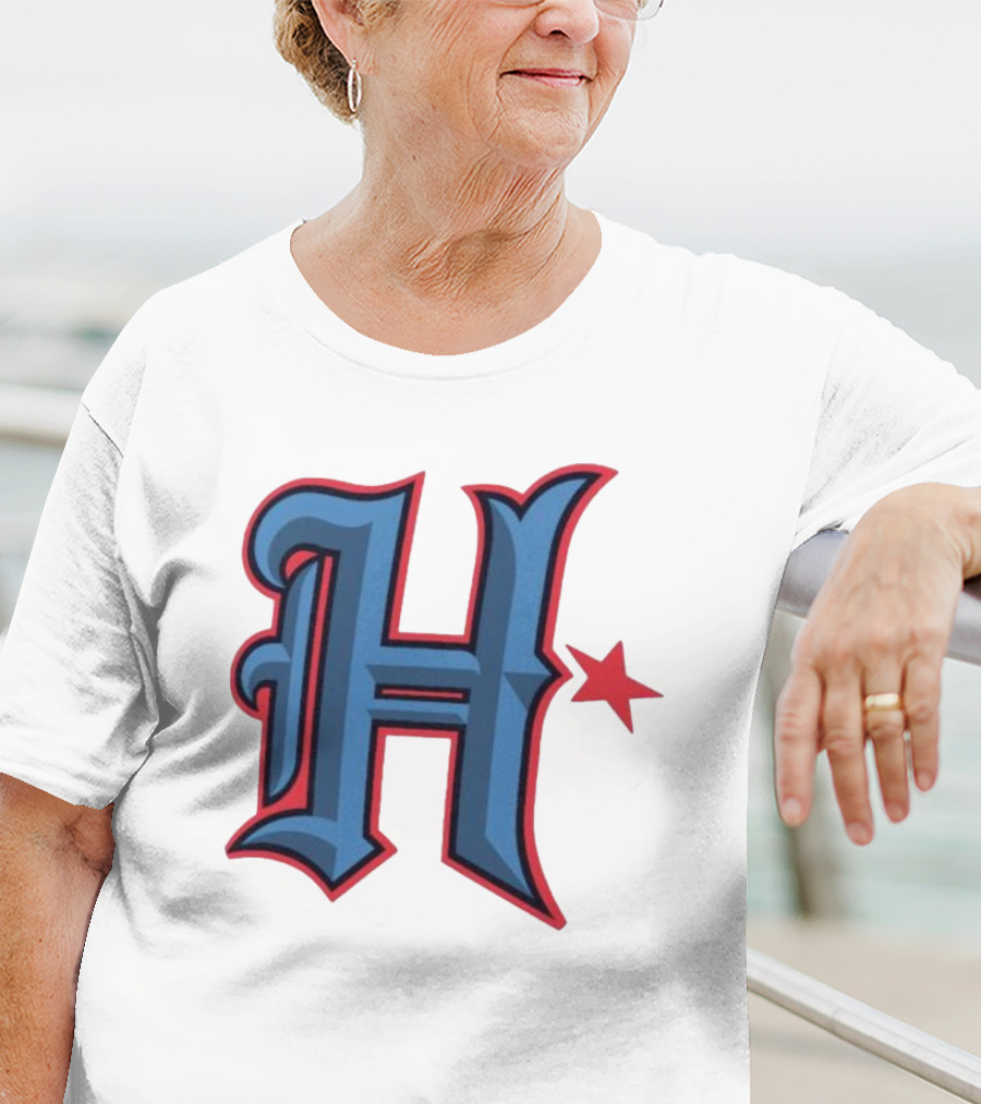 Houston Texans H Logo With Star T-Shirt