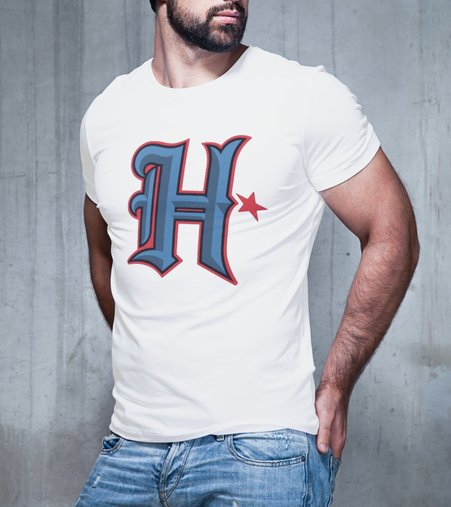 Houston Texans H Logo With Star T-Shirt