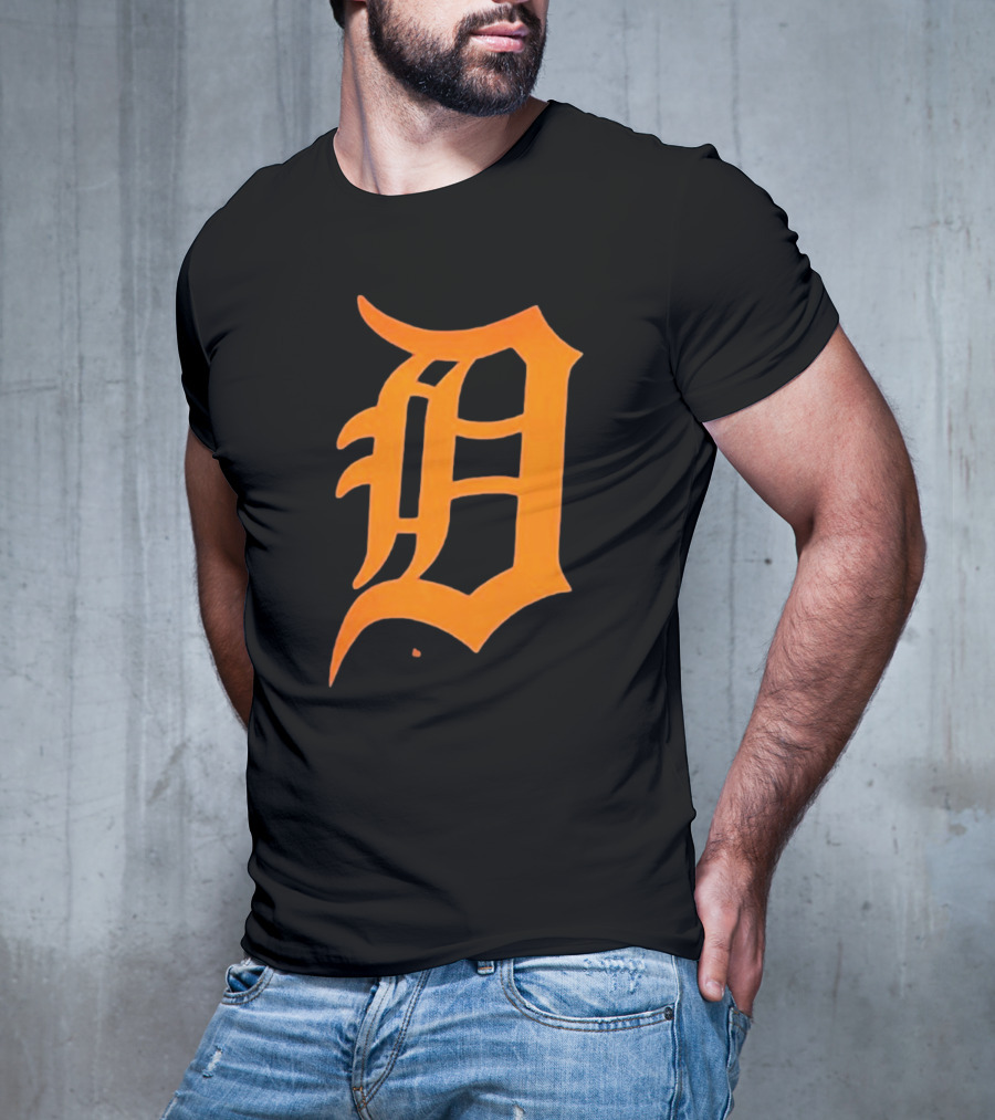 Detroit Tigers Big And Tall #1 Dad T-Shirt