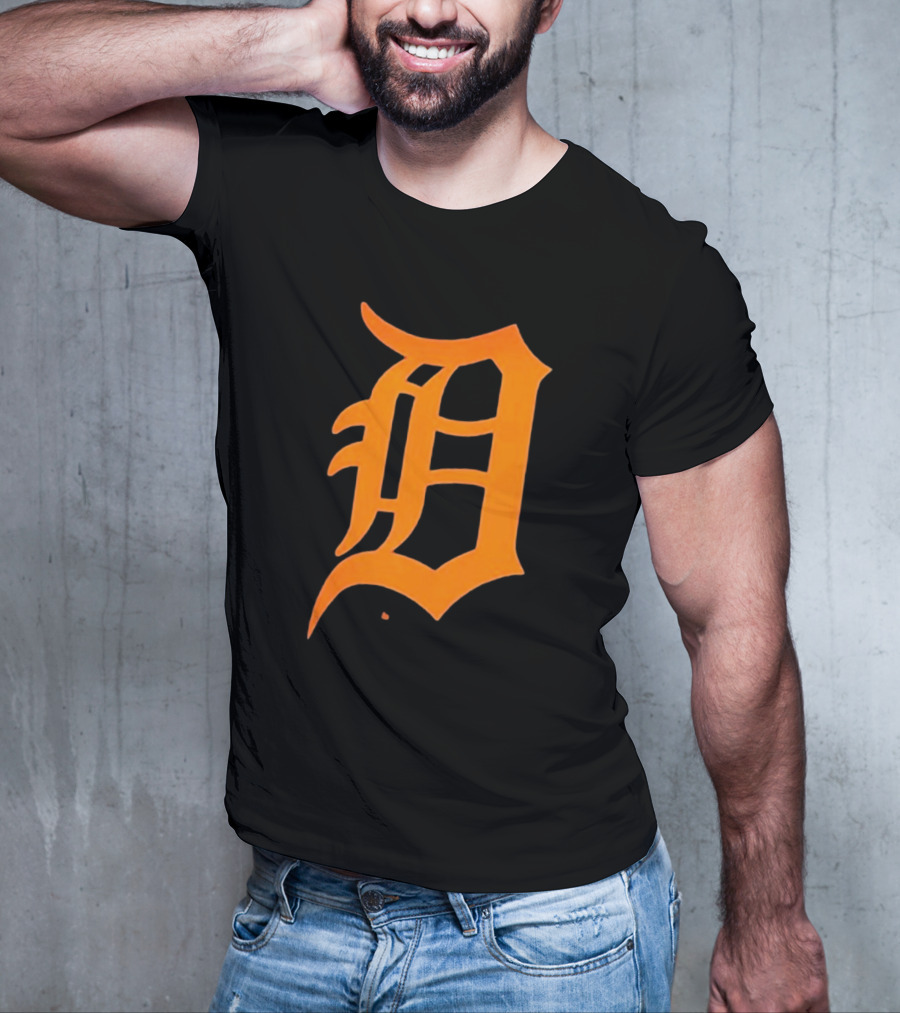 Detroit Tigers Big And Tall #1 Dad T-Shirt