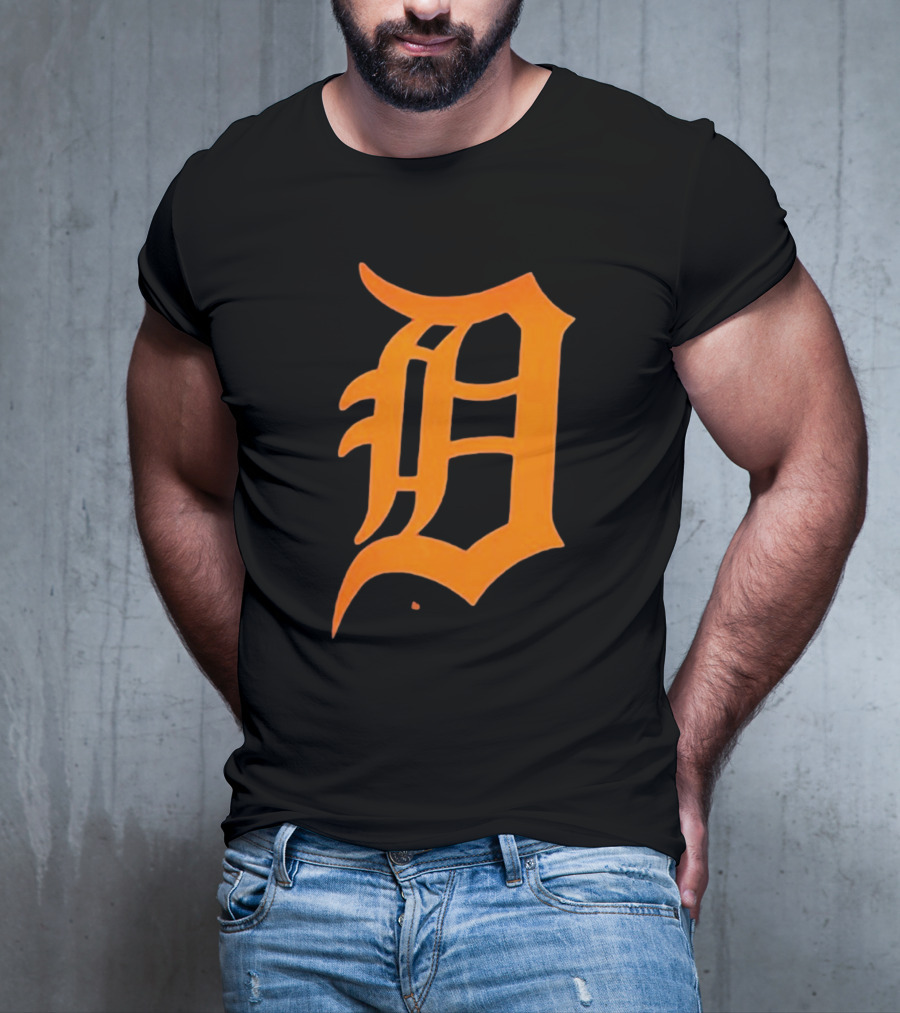 Detroit Tigers Big And Tall #1 Dad T-Shirt
