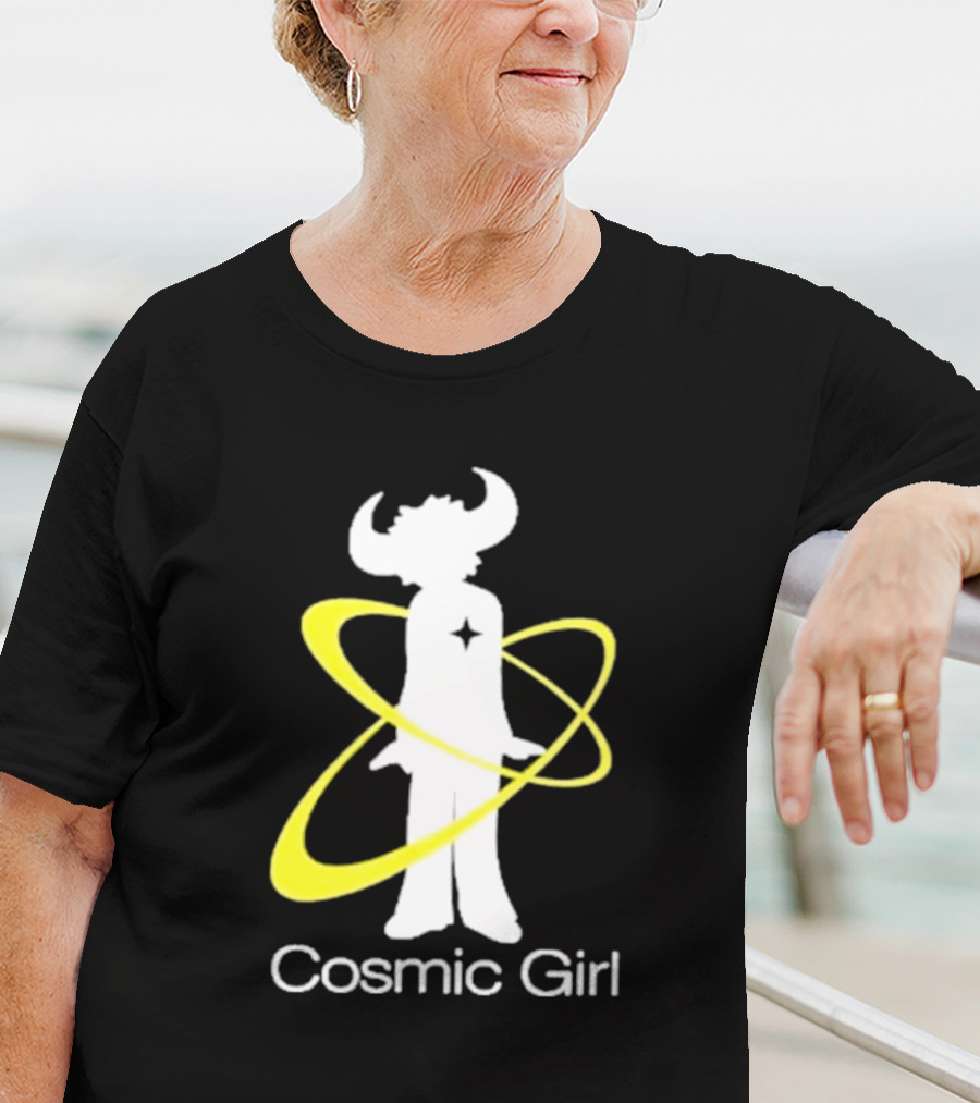 Jamiroquai Cosmic Girl Buffalo Yellow Swirl T-Shirt
