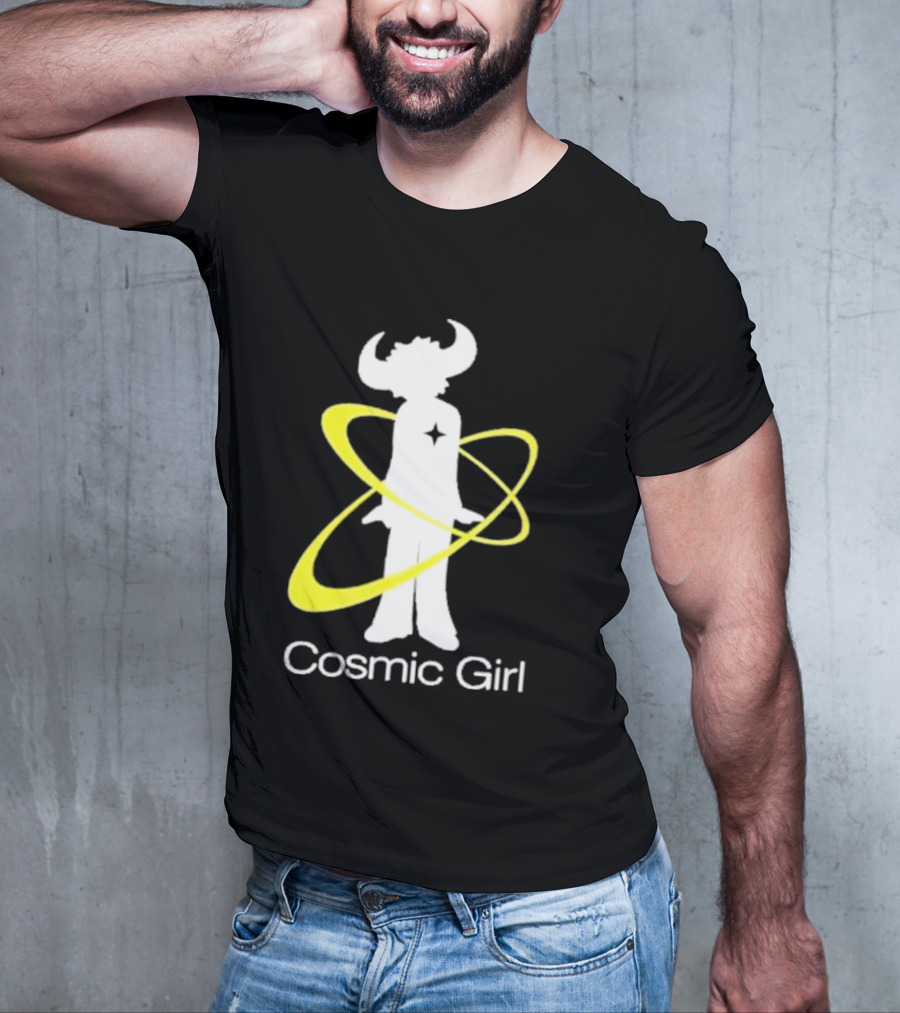 Jamiroquai Cosmic Girl Buffalo Yellow Swirl T-Shirt