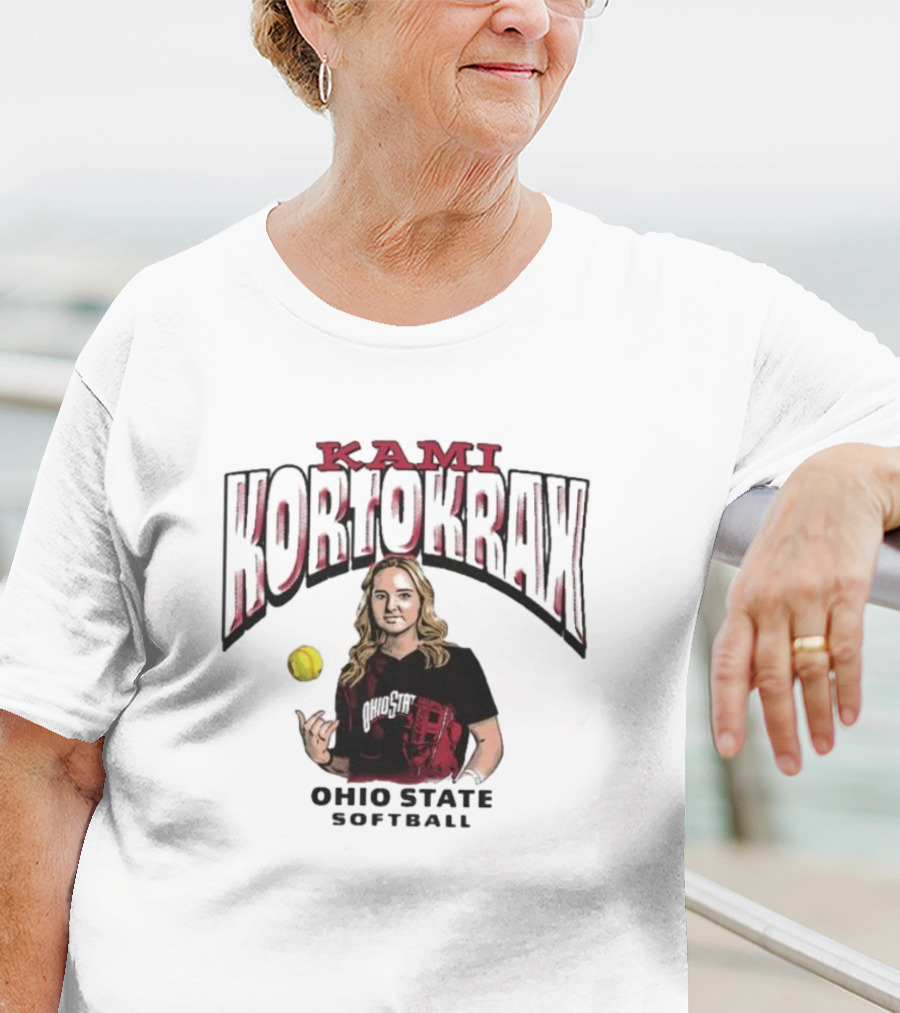 Kami Kortokrax Ohio State Softball Champion T-Shirt