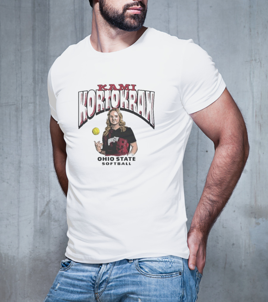 Kami Kortokrax Ohio State Softball Champion T-Shirt
