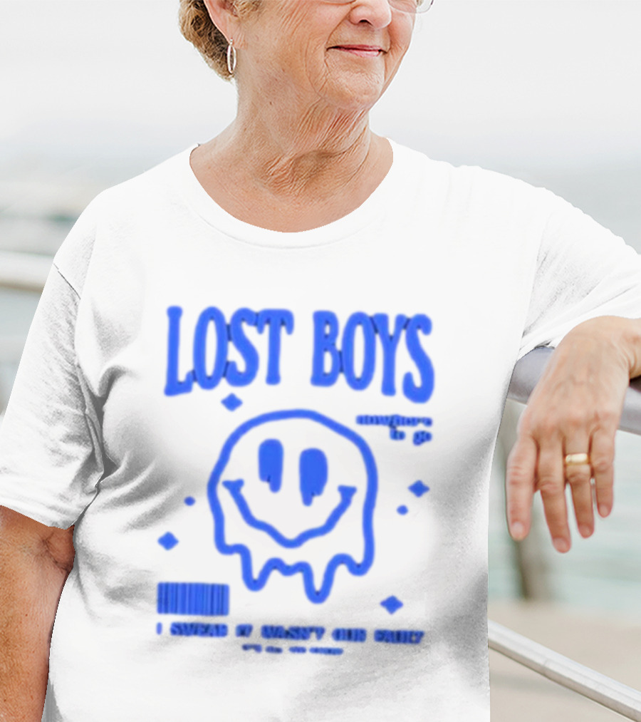 Lost Boys Nowhere To Go Barcode I Swear It Wasn't Our Fault T-Shirt