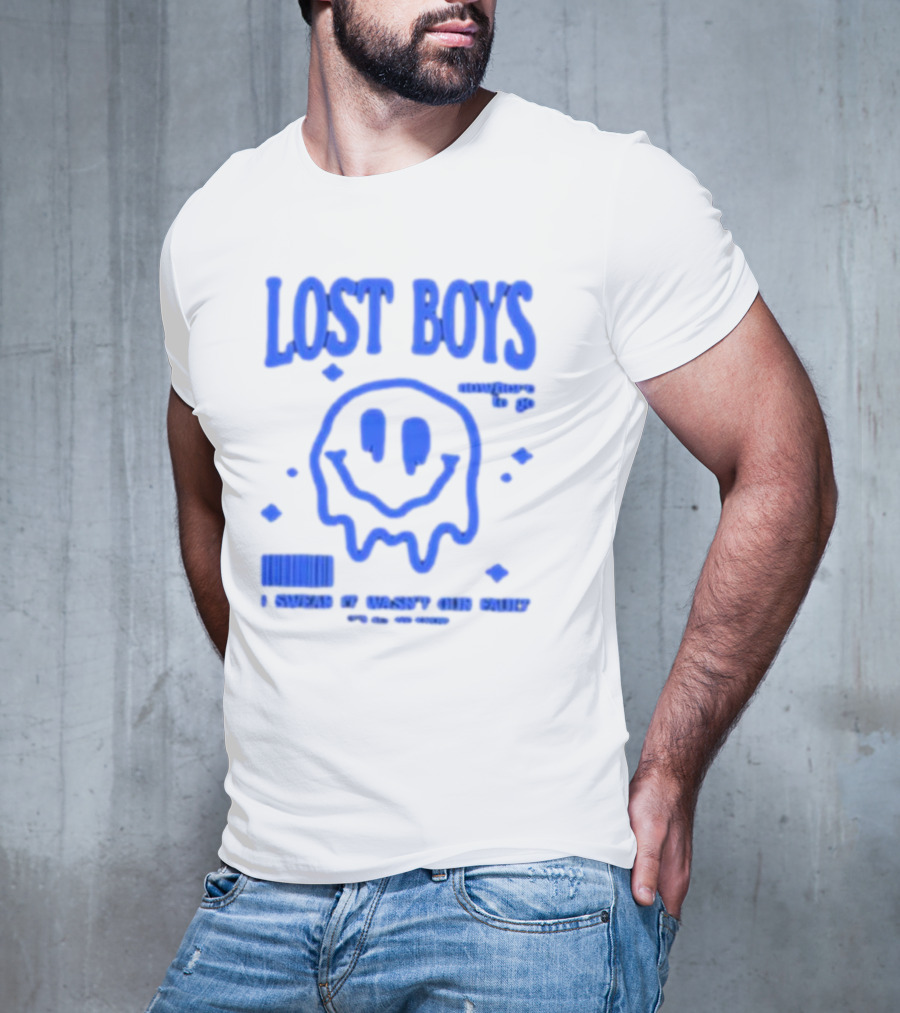 Lost Boys Nowhere To Go Barcode I Swear It Wasn't Our Fault T-Shirt