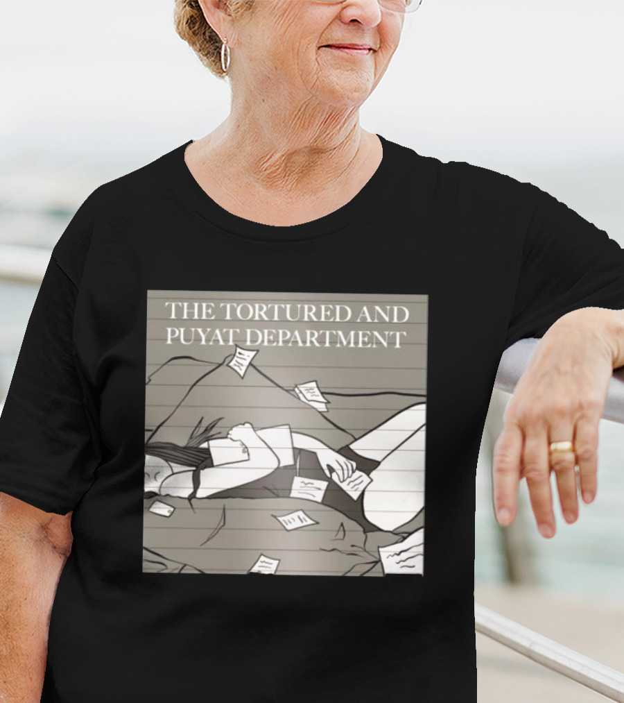 The Tortured And Puyat Department Sleepless Exhaustion Notebook Pages T-Shirt