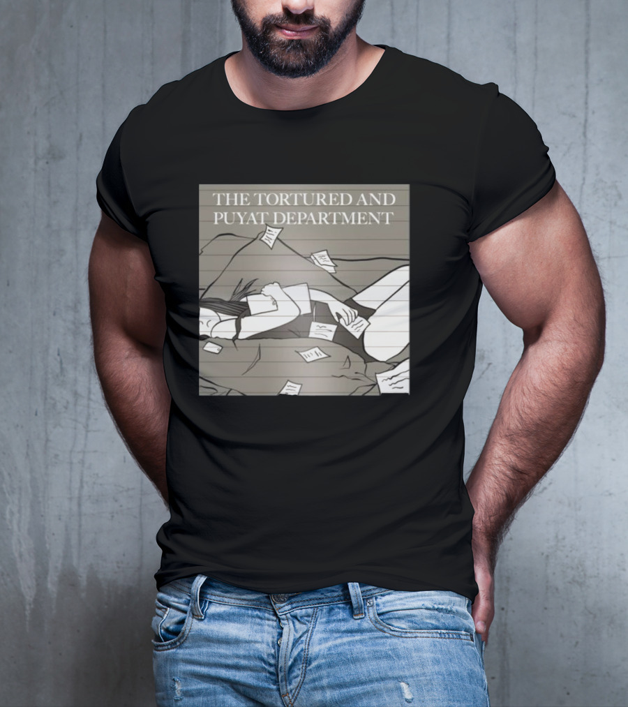 The Tortured And Puyat Department Sleepless Exhaustion Notebook Pages T-Shirt