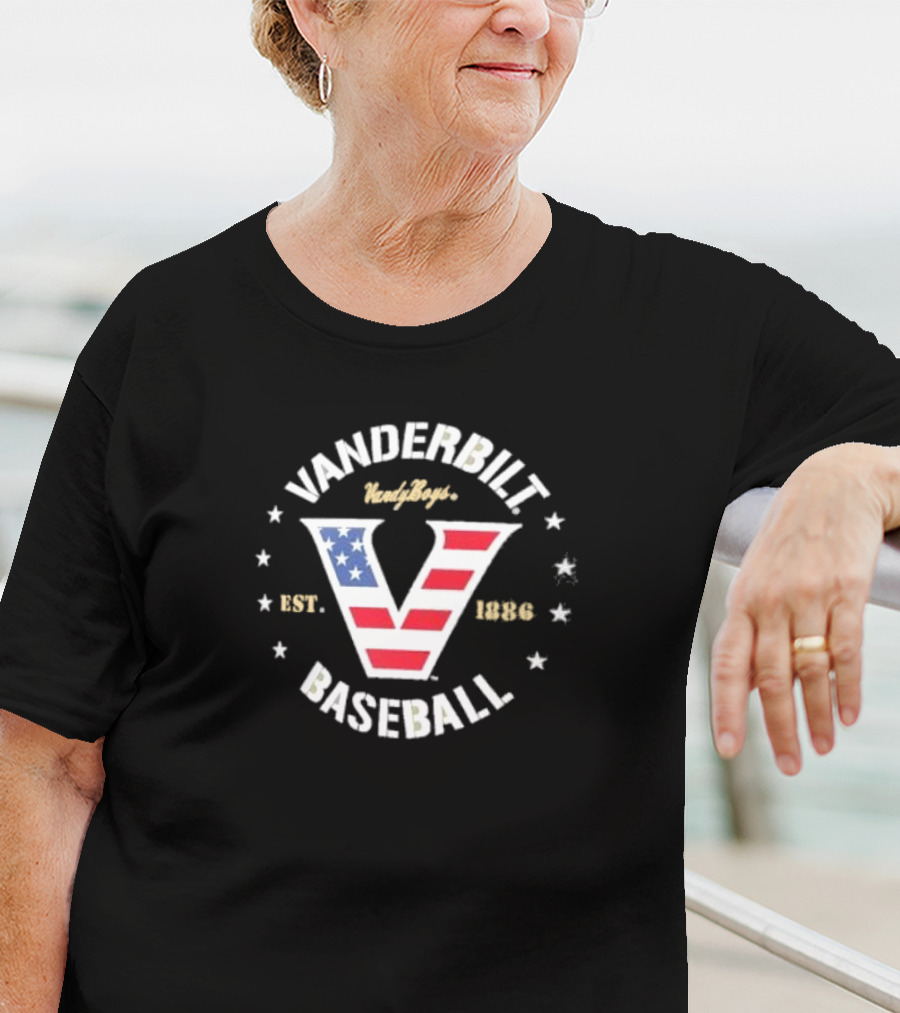 Vanderbilt Baseball Vandy Boys Military Appreciation Est. 1886 T-Shirt