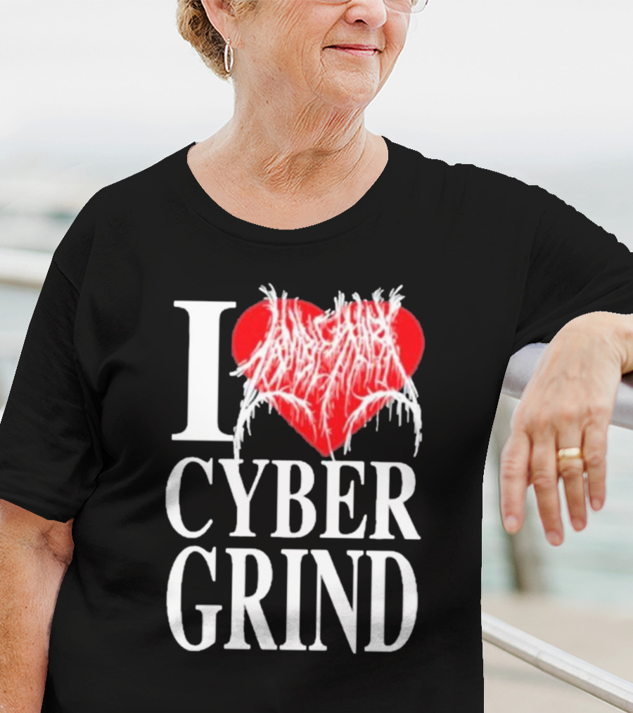 I Love Zombieshark Cybergrind T-Shirt