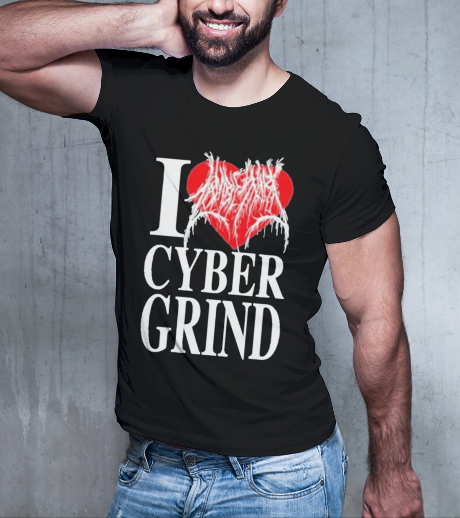 I Love Zombieshark Cybergrind T-Shirt