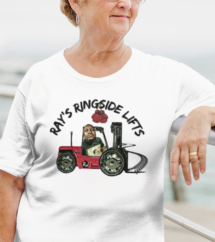 Ray's Ringside Lifts RJ Basketball Forklift Gloves T-Shirt
