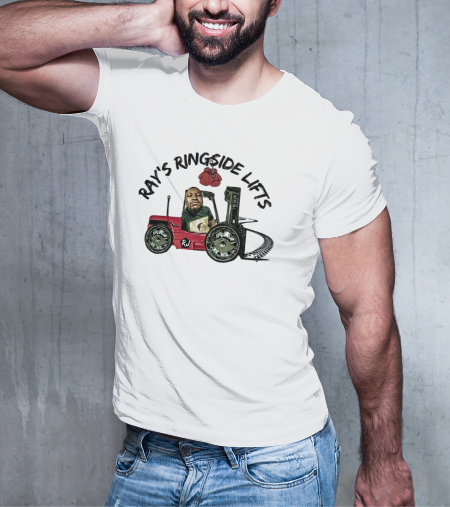 Ray's Ringside Lifts RJ Basketball Forklift Gloves T-Shirt
