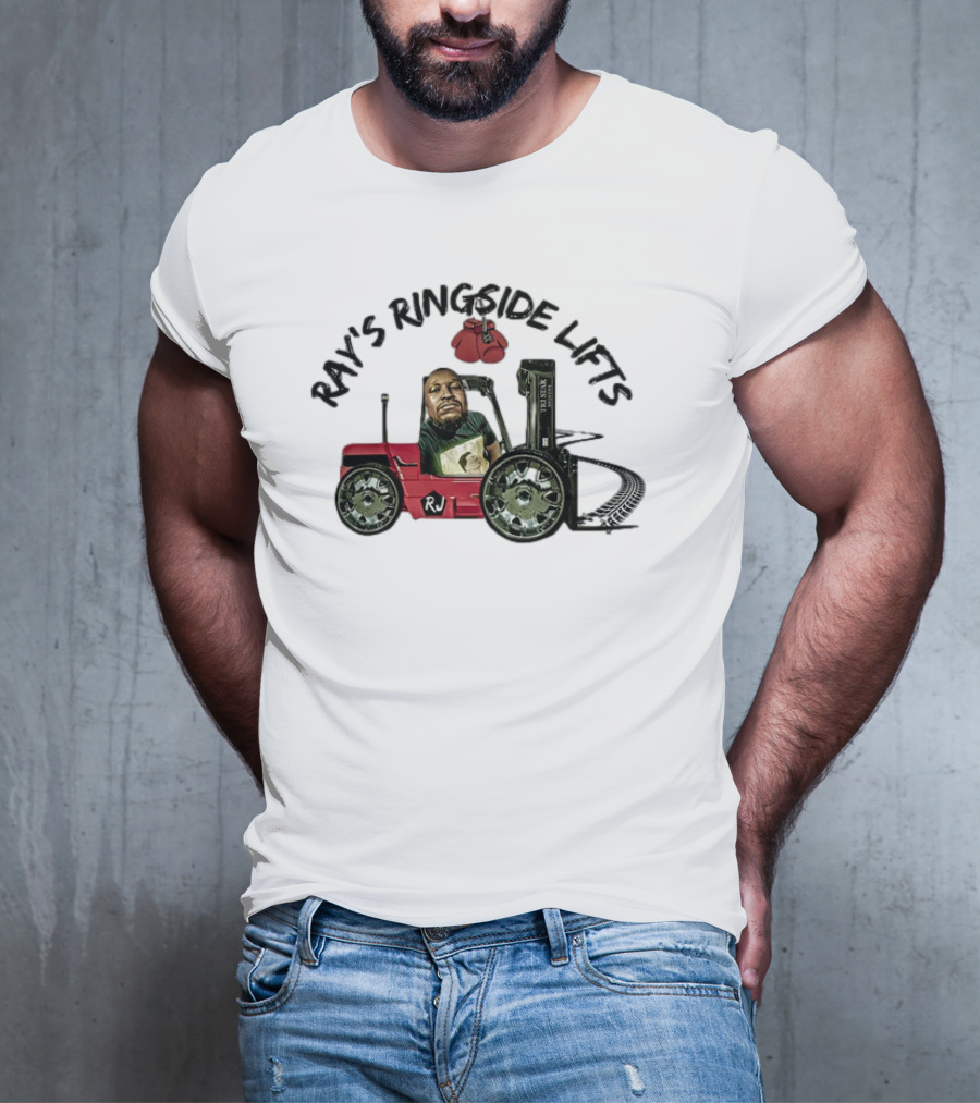 Ray's Ringside Lifts RJ Basketball Forklift Gloves T-Shirt