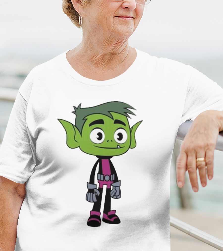 Ray William Johnson Wearing Teen Titans Beast Boy Character T-Shirt