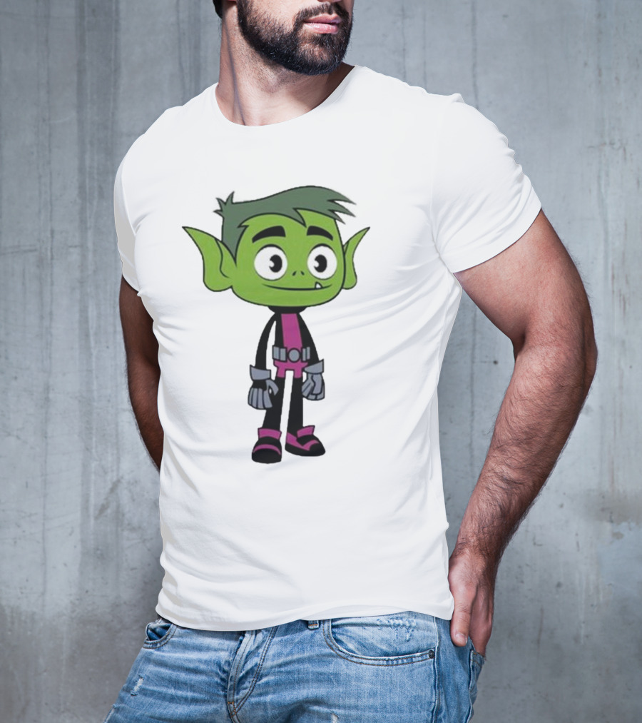 Ray William Johnson Wearing Teen Titans Beast Boy Character T-Shirt