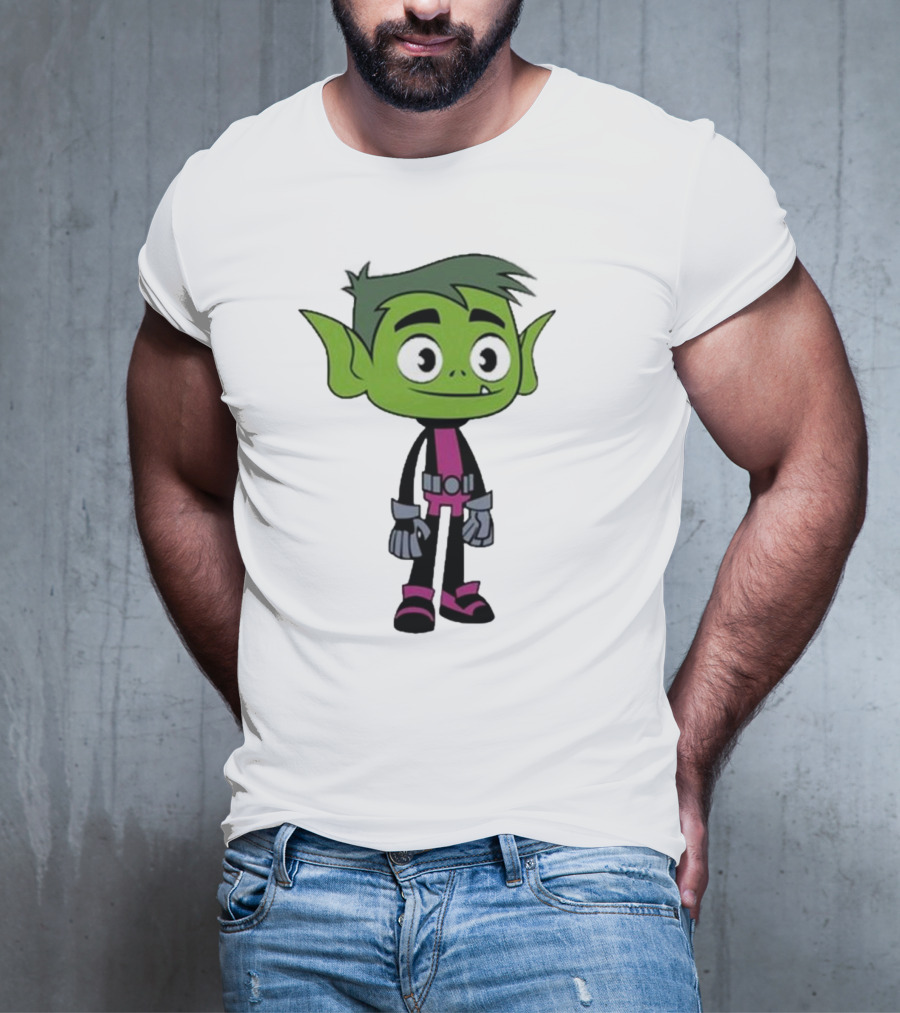Ray William Johnson Wearing Teen Titans Beast Boy Character T-Shirt