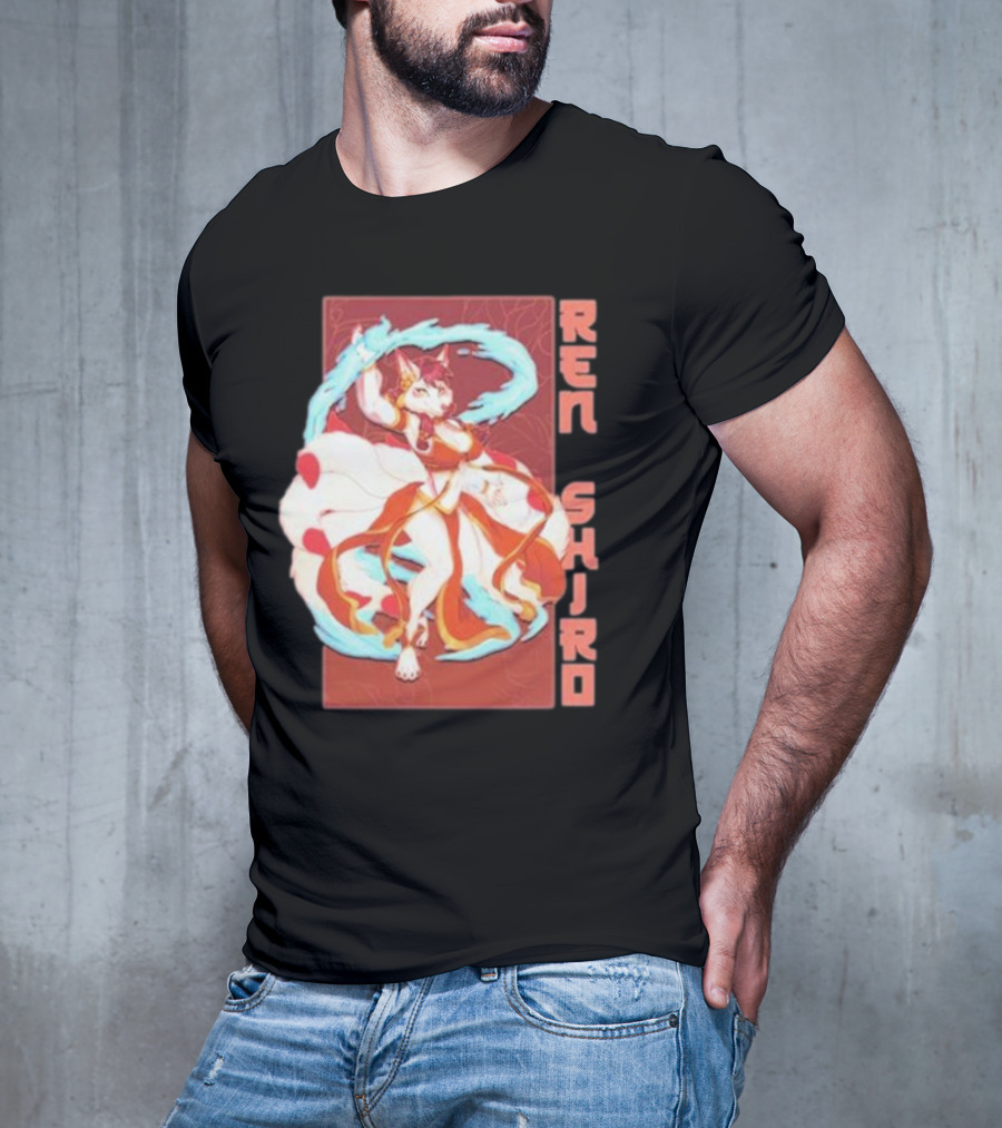 Ren Shiro Nine-Tailed Fox Spirit Wielder T-Shirt