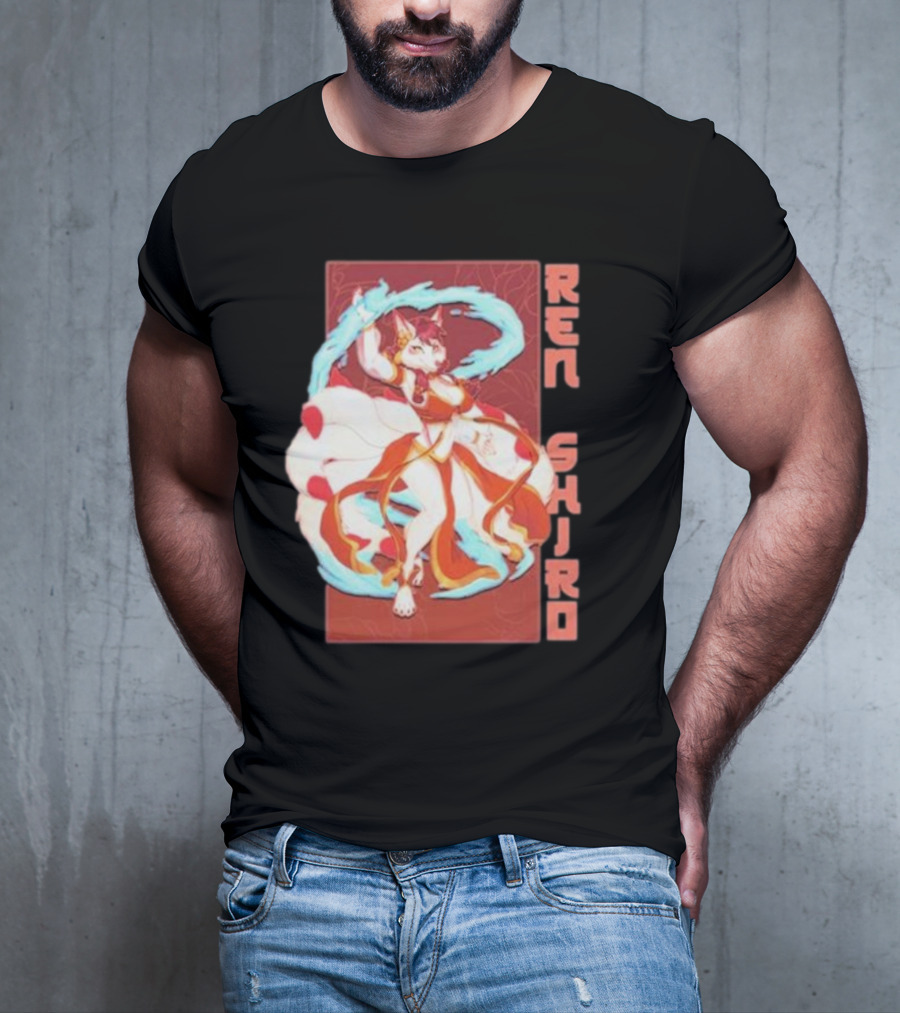Ren Shiro Nine-Tailed Fox Spirit Wielder T-Shirt