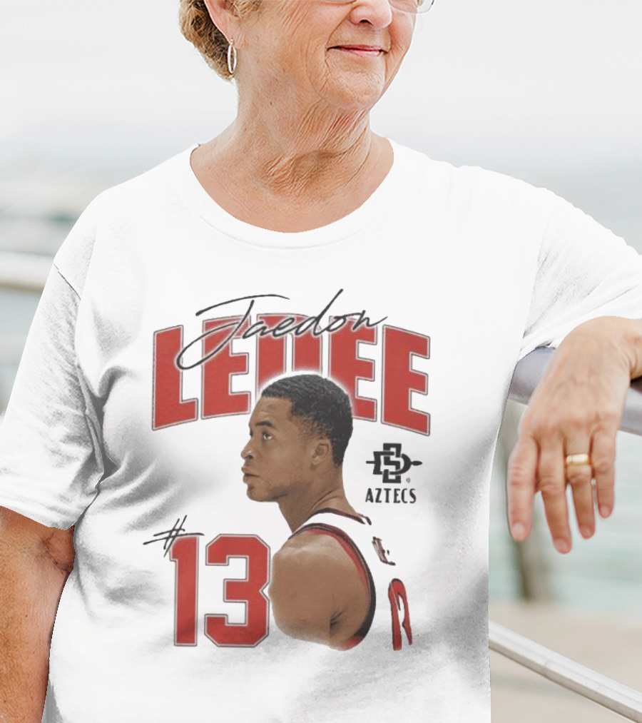 San Diego State Aztecs Jaedon Ledee 13 T-Shirt