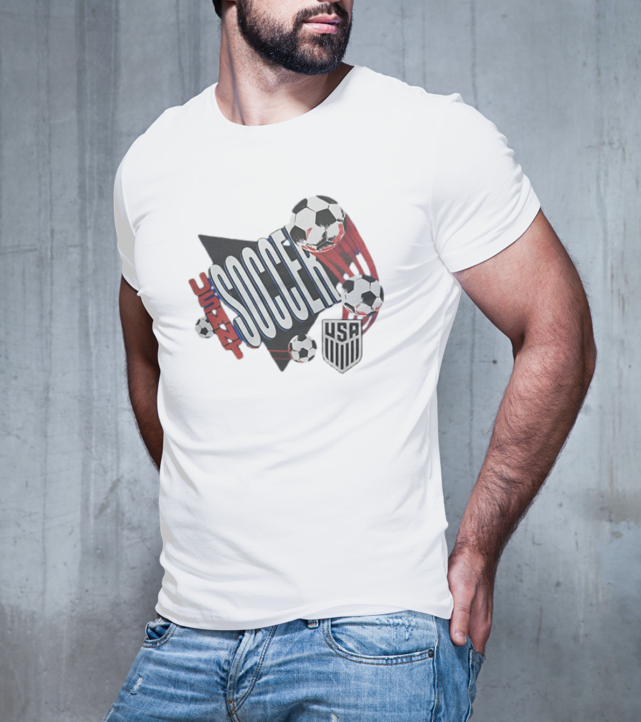 USMNT Soccer USA Shield Tri-Blend T-Shirt