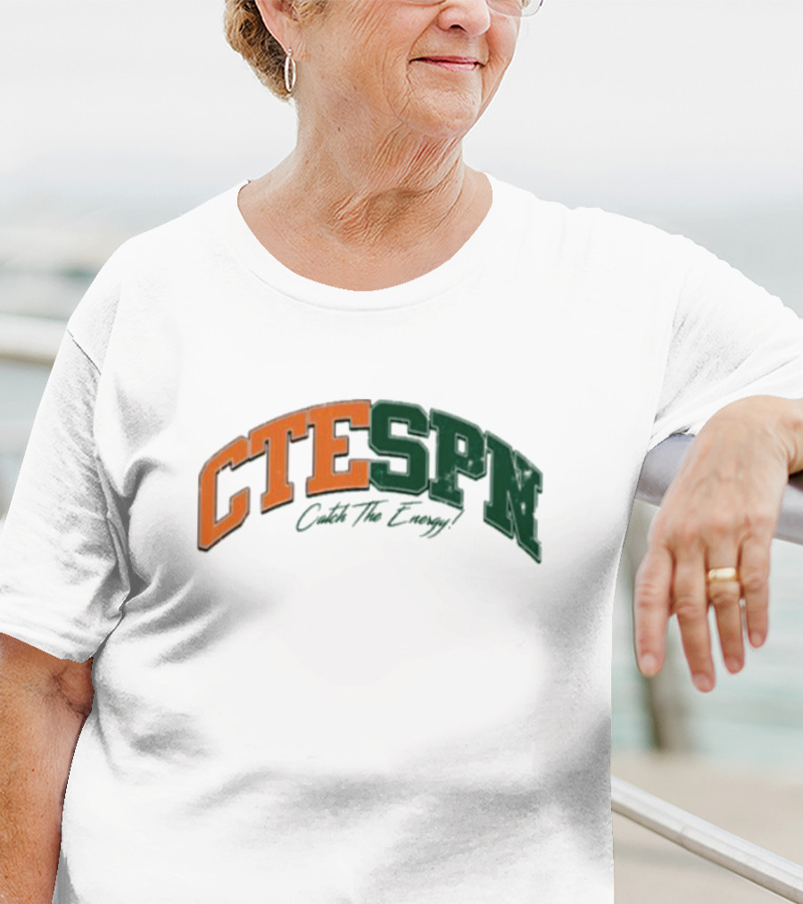 CTESPN Catch The Energy Sports Enthusiast T-Shirt