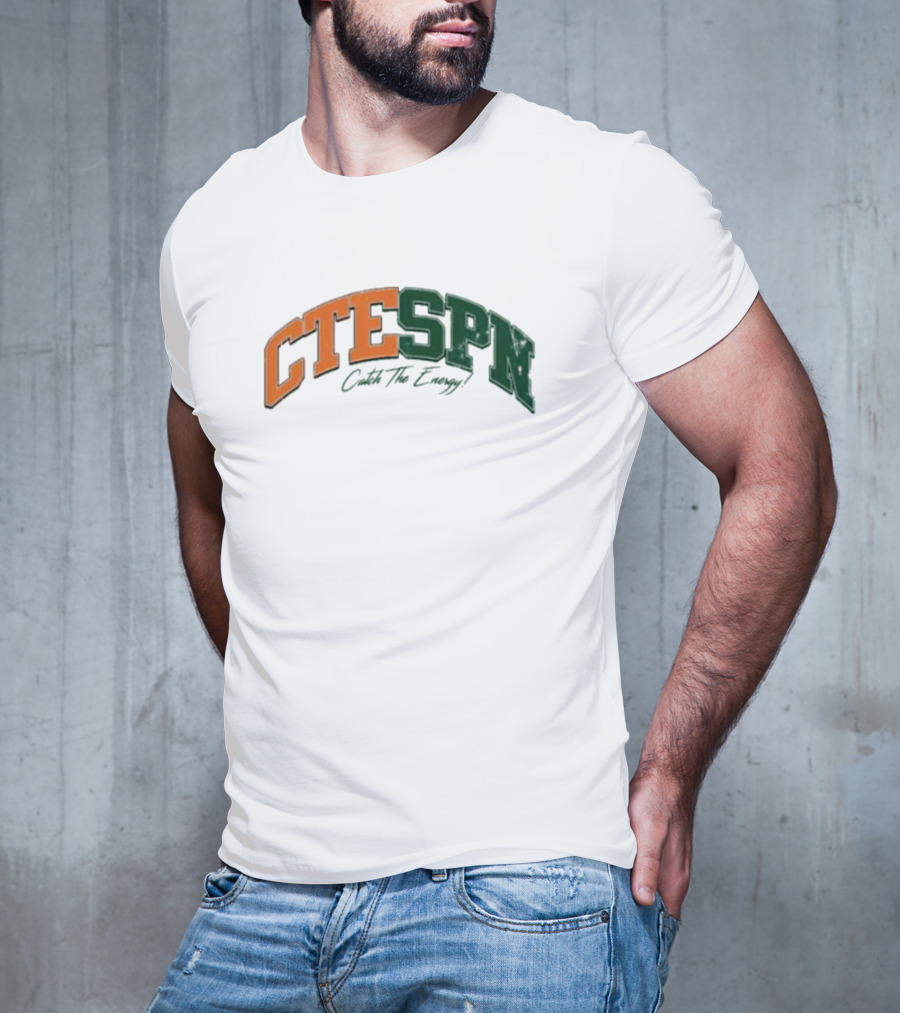 CTESPN Catch The Energy Sports Enthusiast T-Shirt